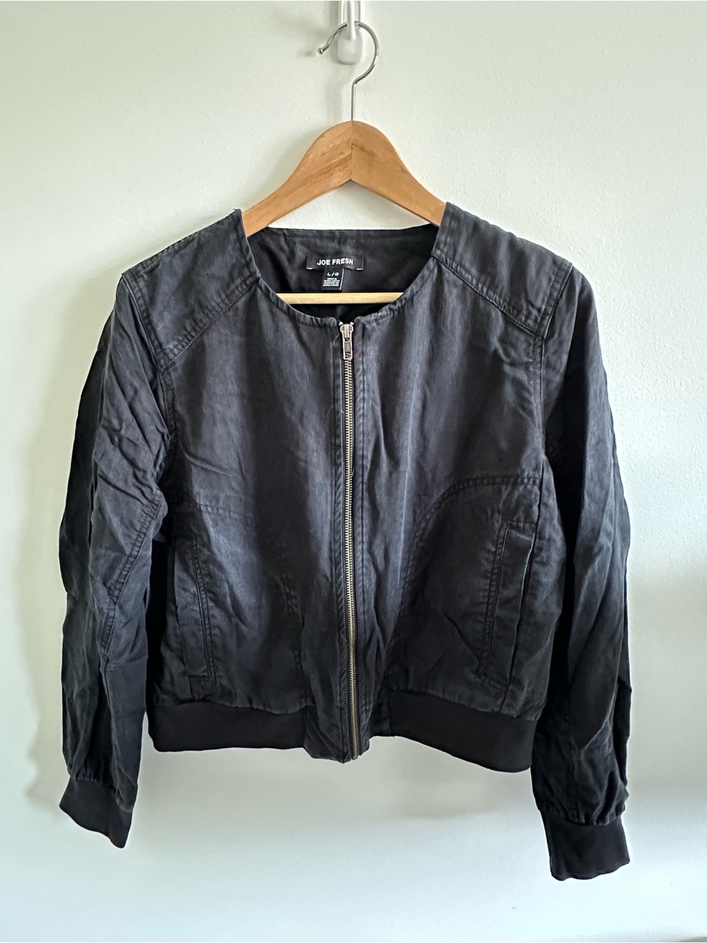 Women's Black Bomber Jacket
